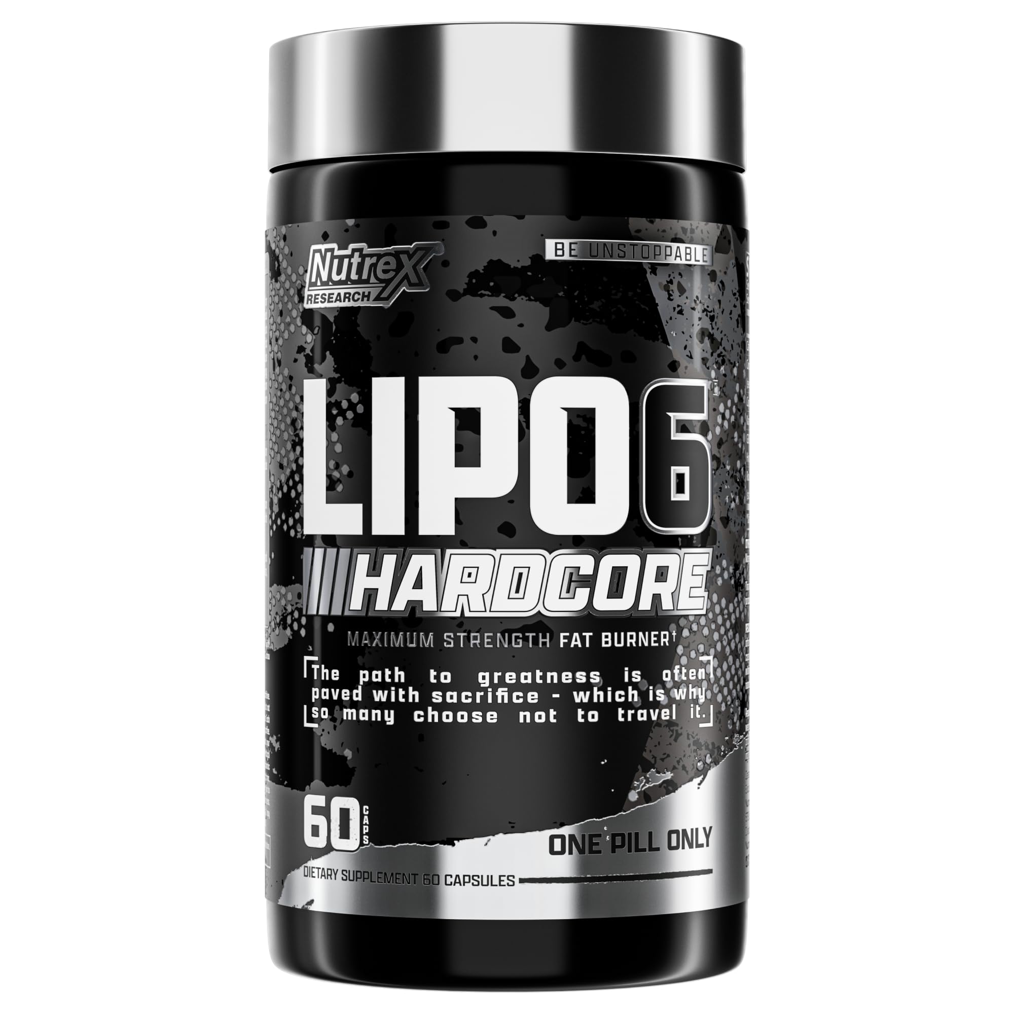 Nutrex Research lipo-6 vista frontal del envase, aporta control del apetito