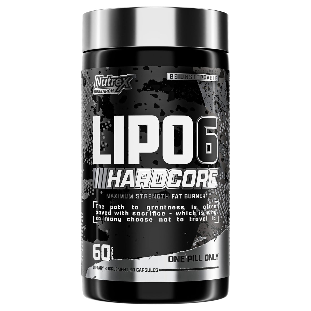 Nutrex Research lipo-6 vista frontal del envase, aporta control del apetito