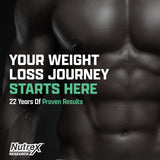 Nutrex Research frasco junto a calendario para ilustrar uso mañana y noche