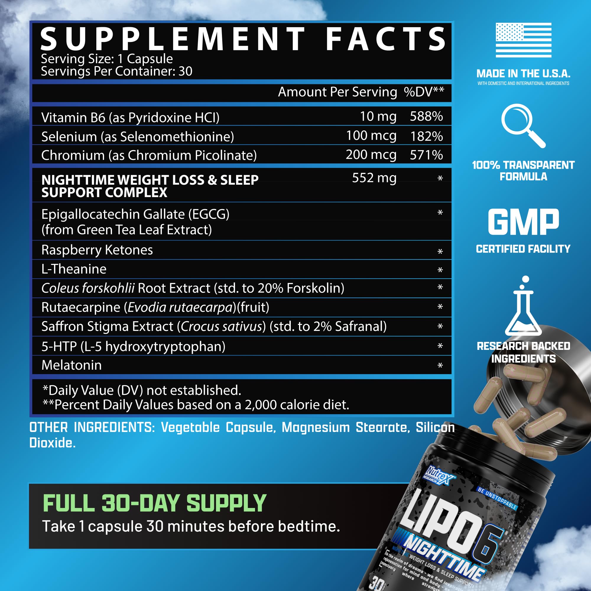Nutrex Lipo-6 junto a plan de dieta y ejercicio mostrando uso complementario
