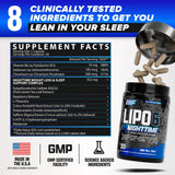 Nutrex Lipo-6 detalle de cápsula destacando formulación sin estimulantes y textura