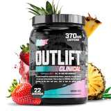 Nutrex Outlift envase frontal mostrando diseño y sabor Miami Vice piña y coco