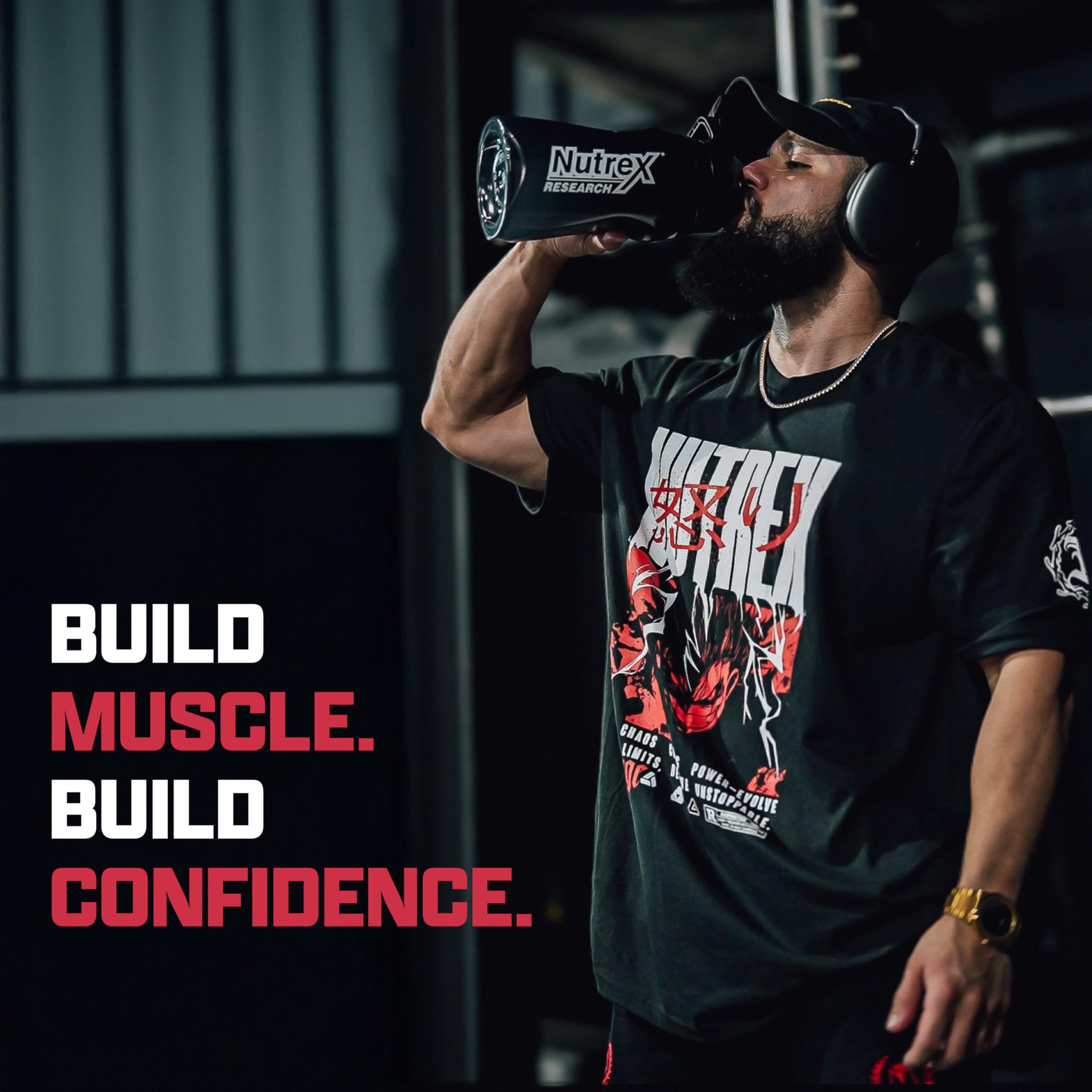 Nutrex Research cuchara con 5 g de creatina para medir dosis precisa y consistente