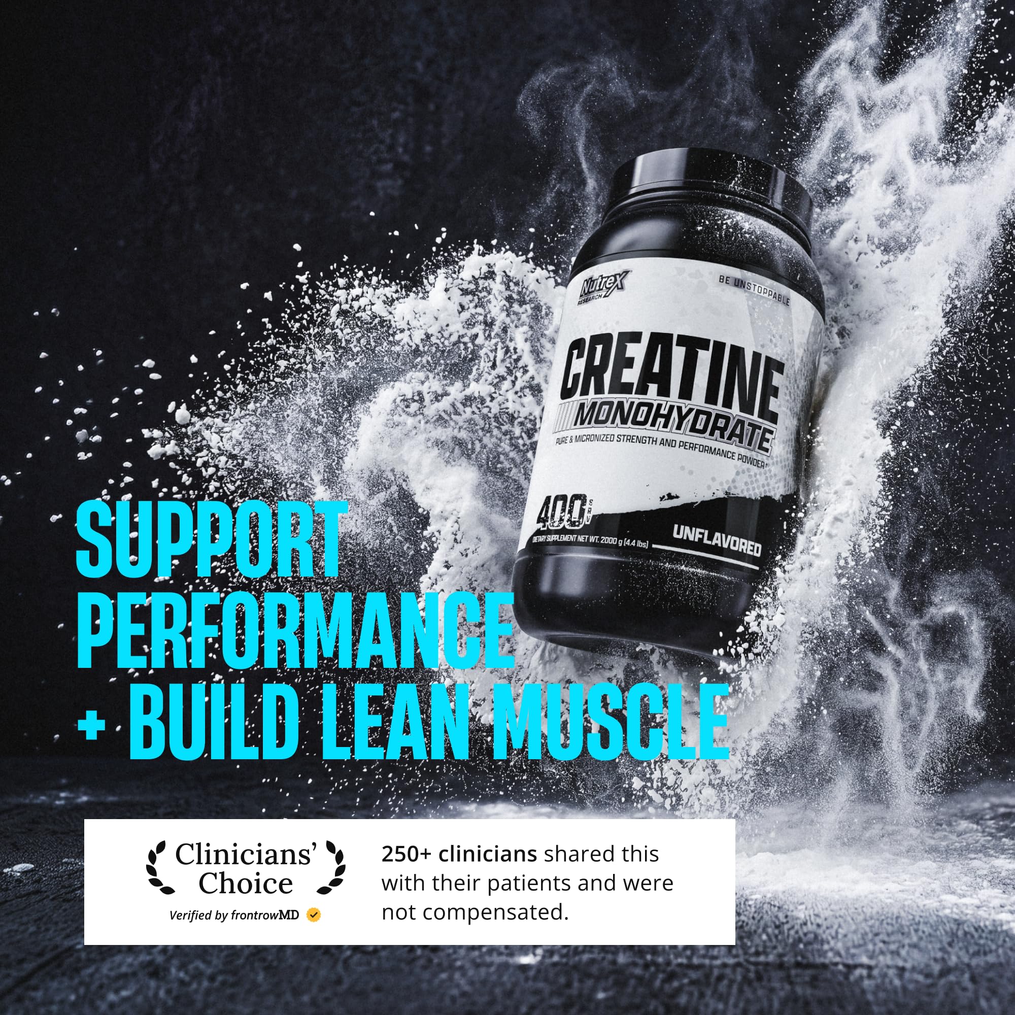 Nutrex Research cucharada con 5 g de creatina lista para consumir