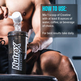 Nutrex Research comparación de tamaño del envase para durabilidad