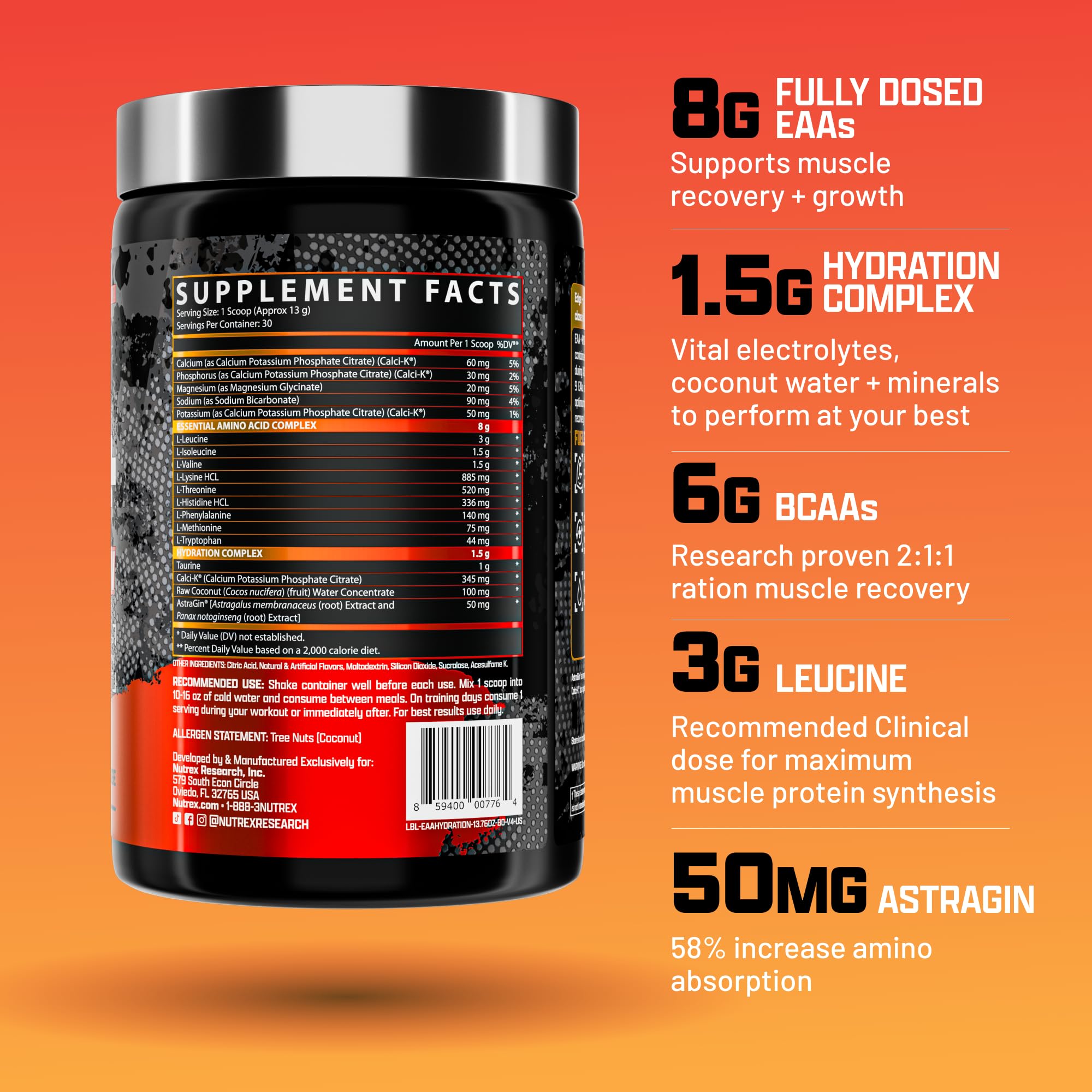 Nutrex Research polvo textura cercana revela mezcla fina y solubilidad rápida