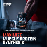 Nutrex Research etiqueta lateral con tabla nutricional clara y beneficios visibles