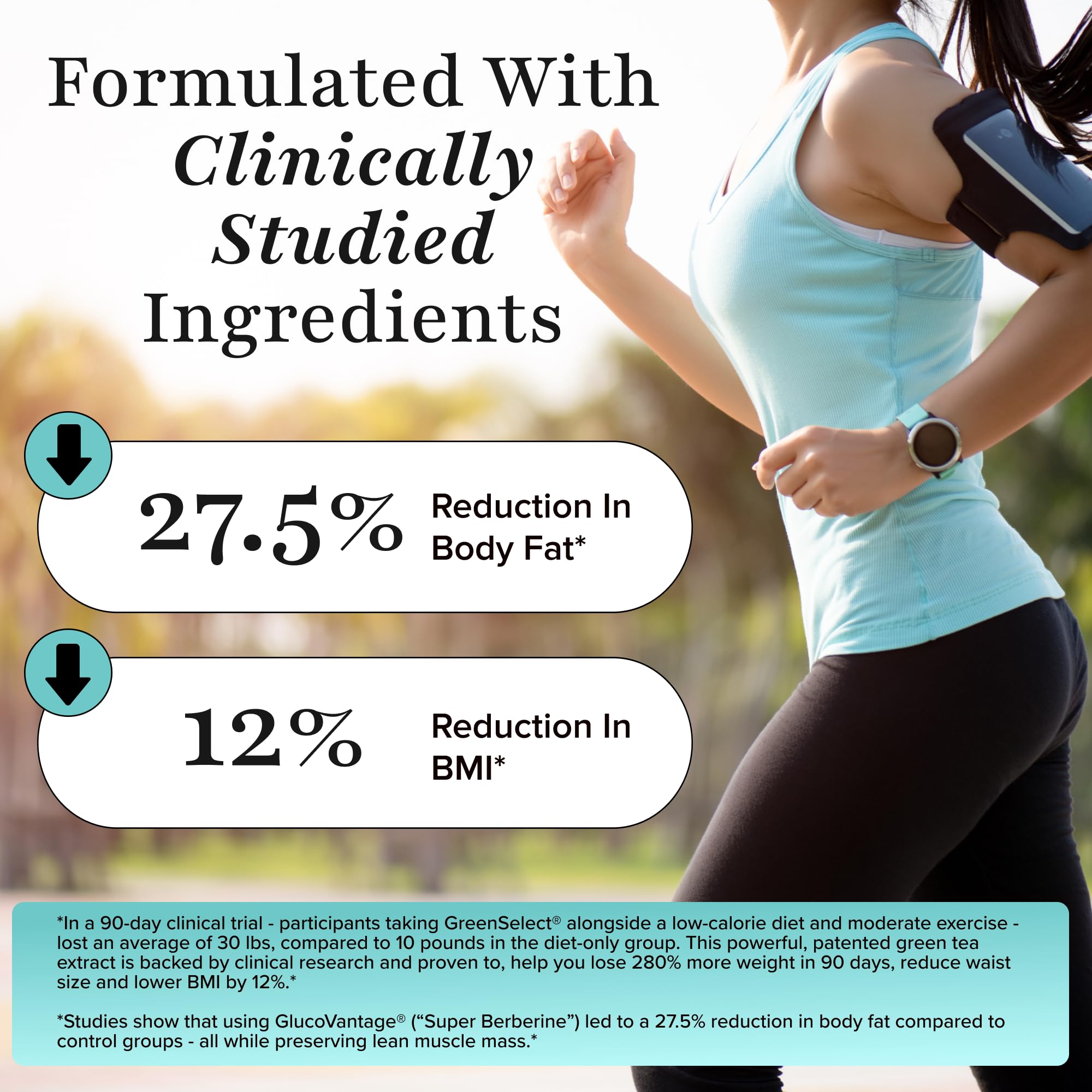 Nutrex Research GLP-1 etiqueta con ingredientes clínicos para respaldo de calidad