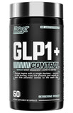 Nutrex Research GLP-1 vista frontal que muestra el envase y su objetivo de control del apetito