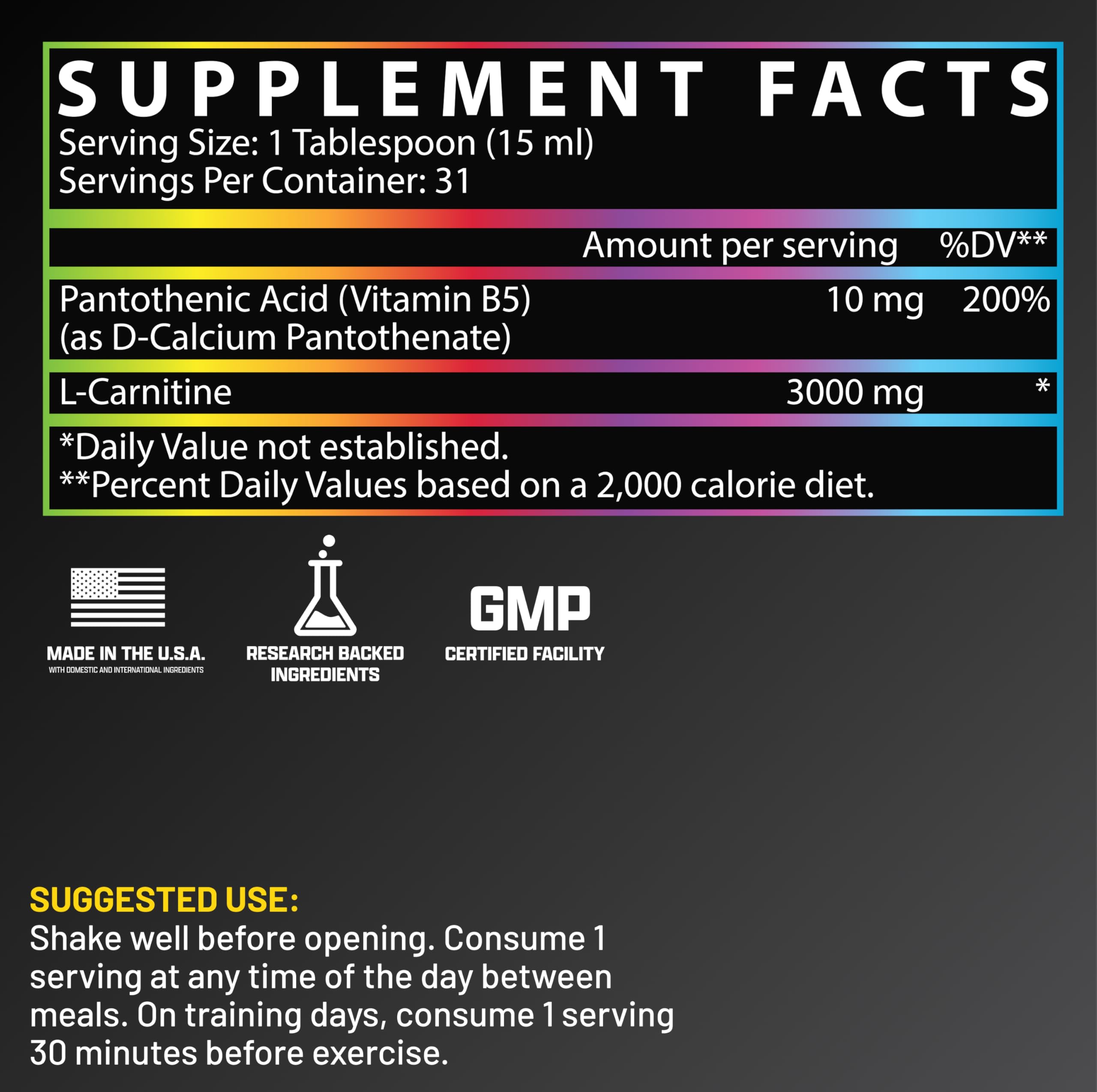 Nutrex Research lista de ingredientes limpia sin mezclas propietarias y sin azúcares