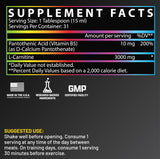 Nutrex Research lista de ingredientes limpia sin mezclas propietarias y sin azúcares