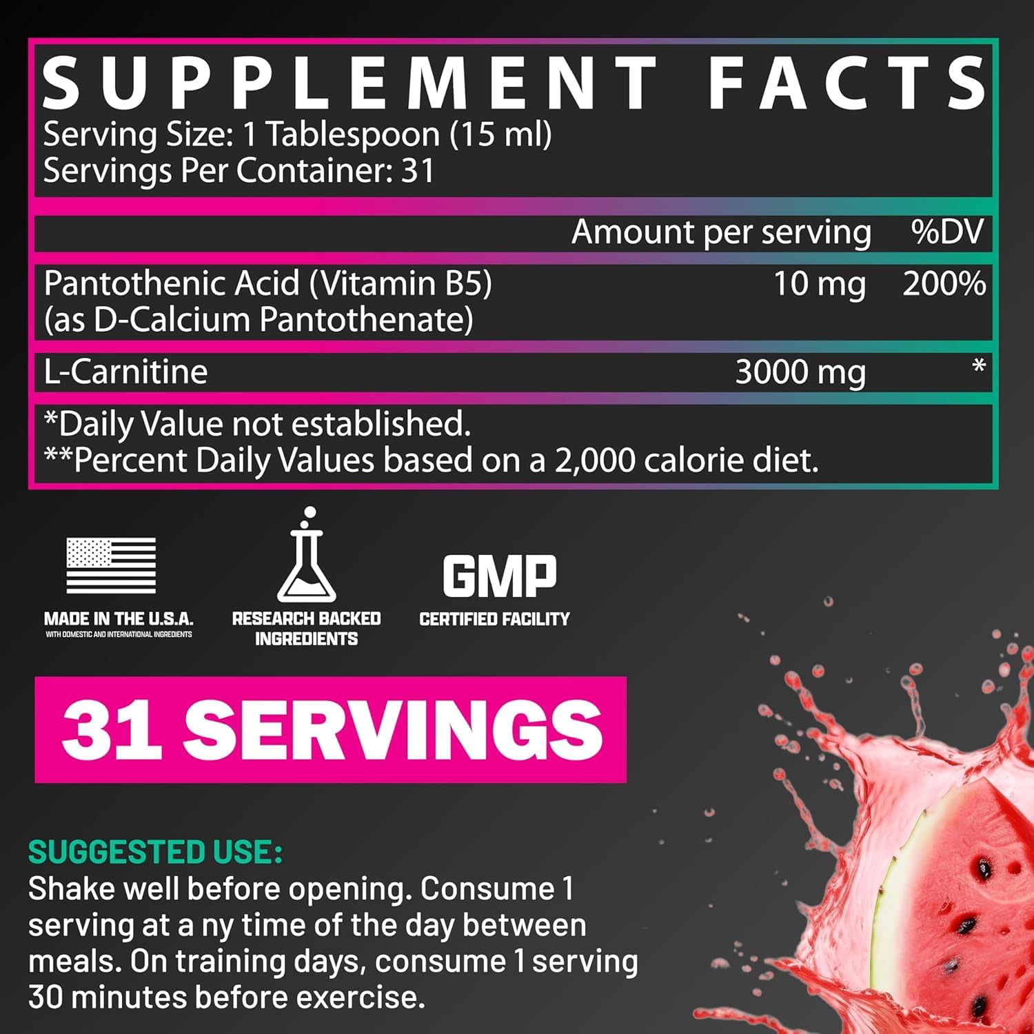 Nutrex Research etiqueta detalle ingredientes transparentes y calidad
