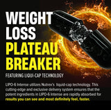 Nutrex Research Lipo6 Black comparación de tamaño para entender porciones y dosis