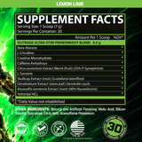 Nutrex Research cuchara con porción, ilustra dosis y control de cafeína