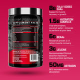 Nutrex Research textura del polvo destacando fácil disolución
