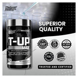 Nutrex Research ingredientes naturales en polvo mostrando pureza y soporte