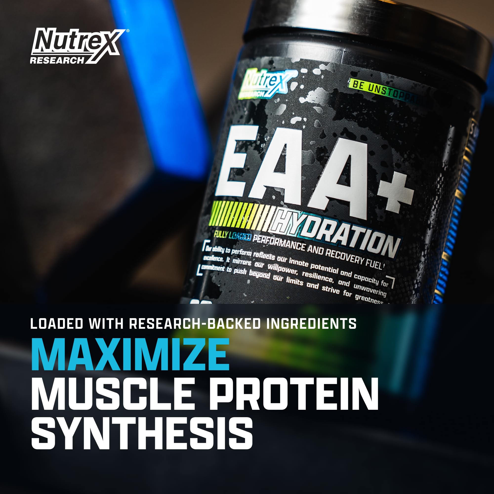 Nutrex Research textura del polvo en detalle para disolución rápida
