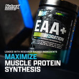 Nutrex Research textura del polvo en detalle para disolución rápida