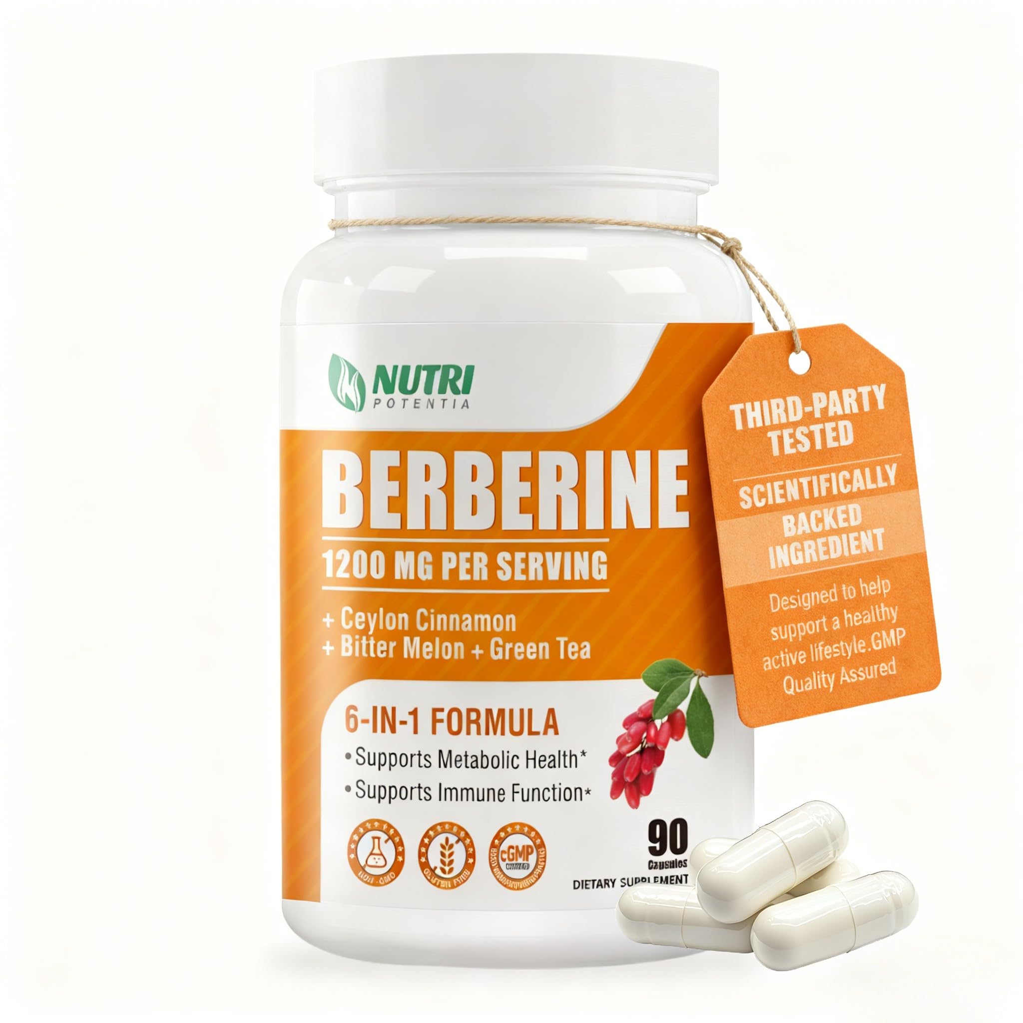 NUTRI POTENTIA frontal del envase mostrando diseño y beneficios