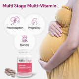 Nutri-Supreme en cocina junto a mujer embarazada, apoyo nutricional diario