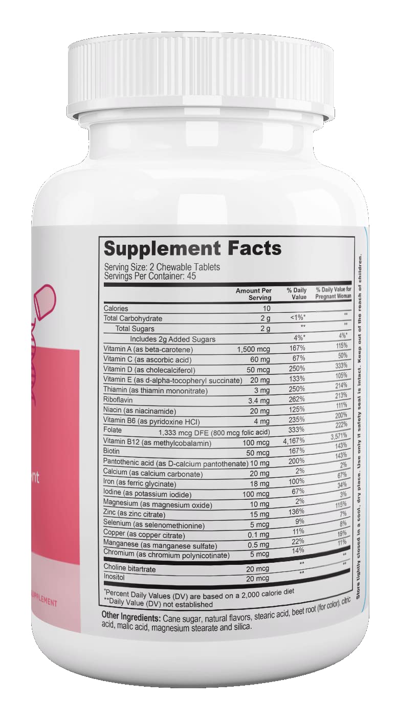 Nutri-Supreme tabletas masticables ampliadas que facilitan la ingesta diaria