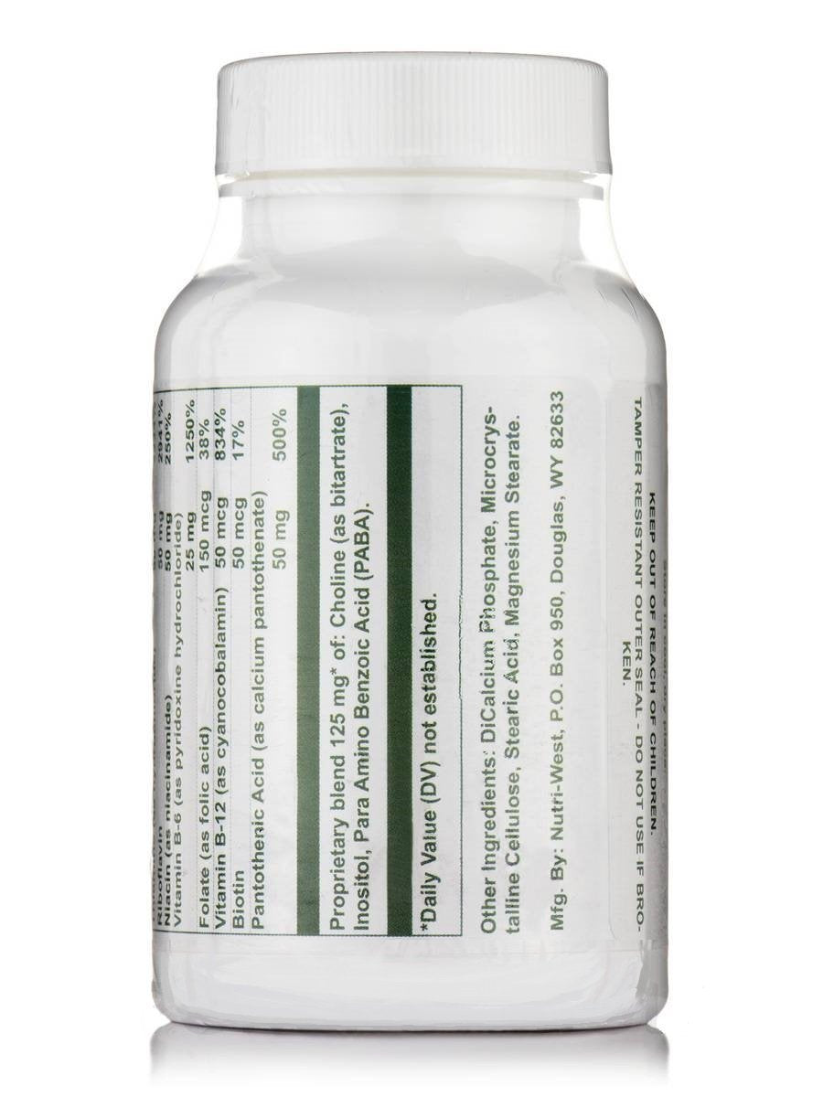 Nutri-West primer plano de tableta para ver textura y tamaño práctico
