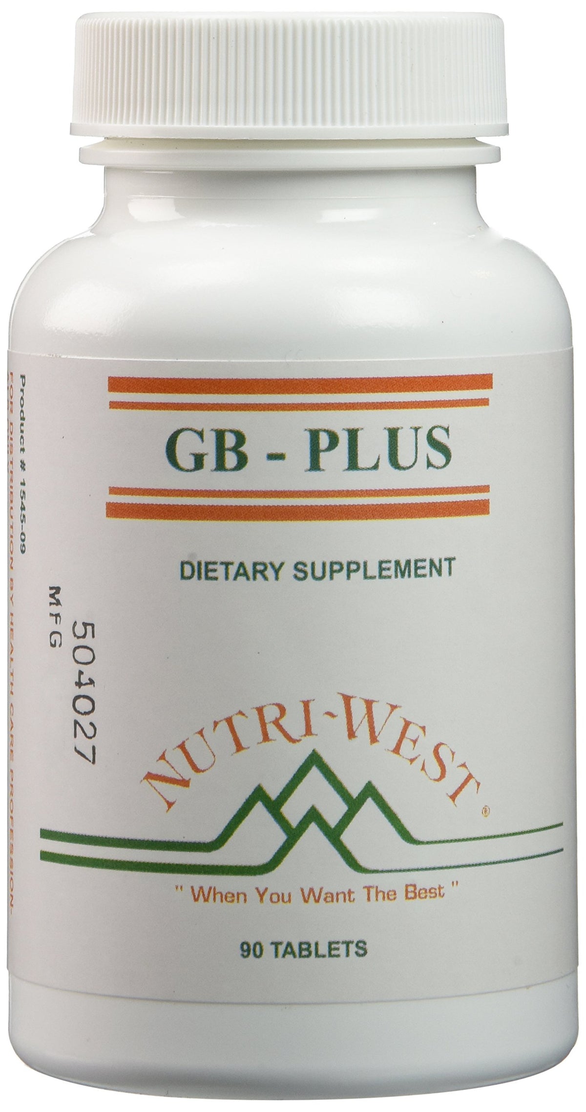 Nutri-West frasco GB-Plus frente muestra cantidad y facilidad de uso
