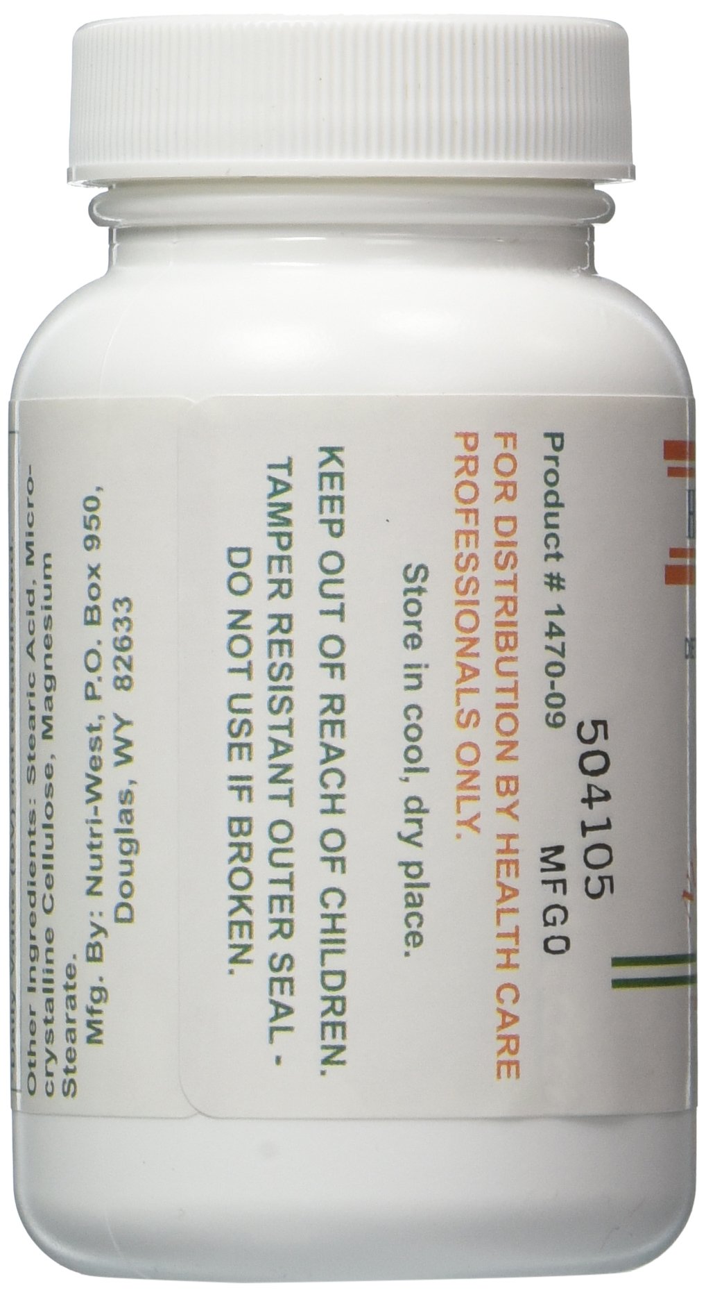 Nutri-West Hypo-D primer plano de cápsula para ver textura y tamaño, ejemplo de consumo seguro