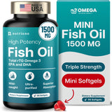 Nutriana frasco frontal mostrando 90 cápsulas y alta potencia omega‑3