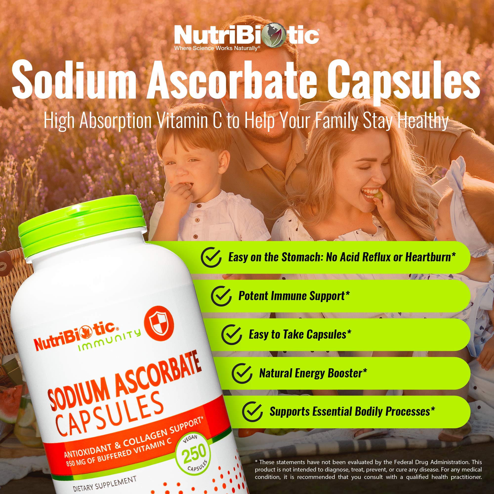 NutriBiotic cápsula detalle de textura, resaltando absorción y facilidad de trago