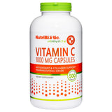 NutriBiotic frasco frontal mostrando etiqueta limpia y dosis de 1000 mg