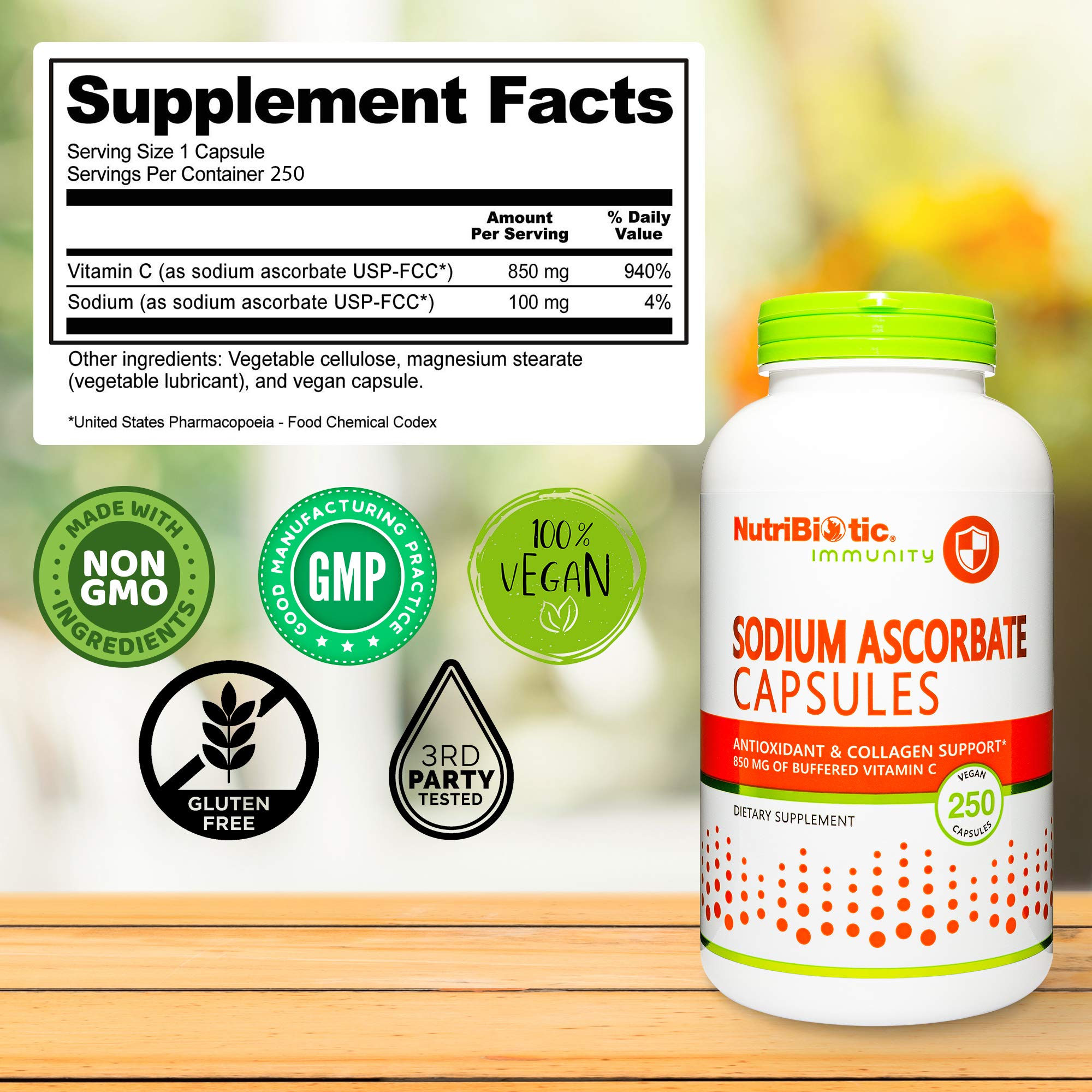 NutriBiotic etiqueta con información nutricional clara y confianza de marca
