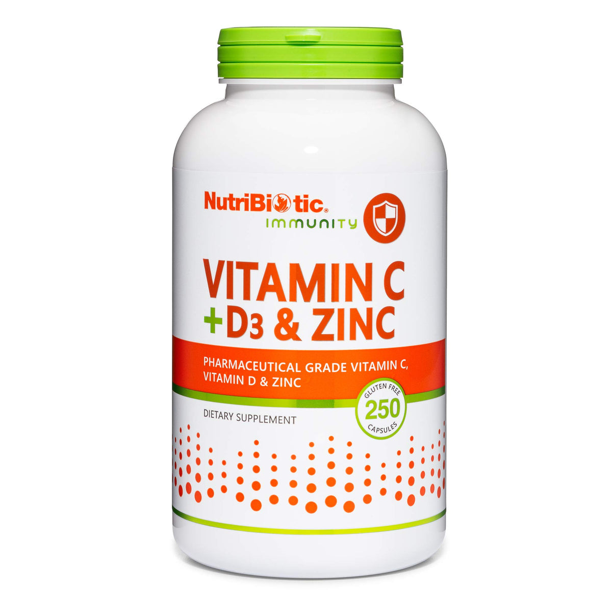 NutriBiotic frente del envase mostrando diseño y cantidad