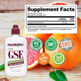 NutriBiotic etiqueta con ingredientes y beneficios visibles para verificación