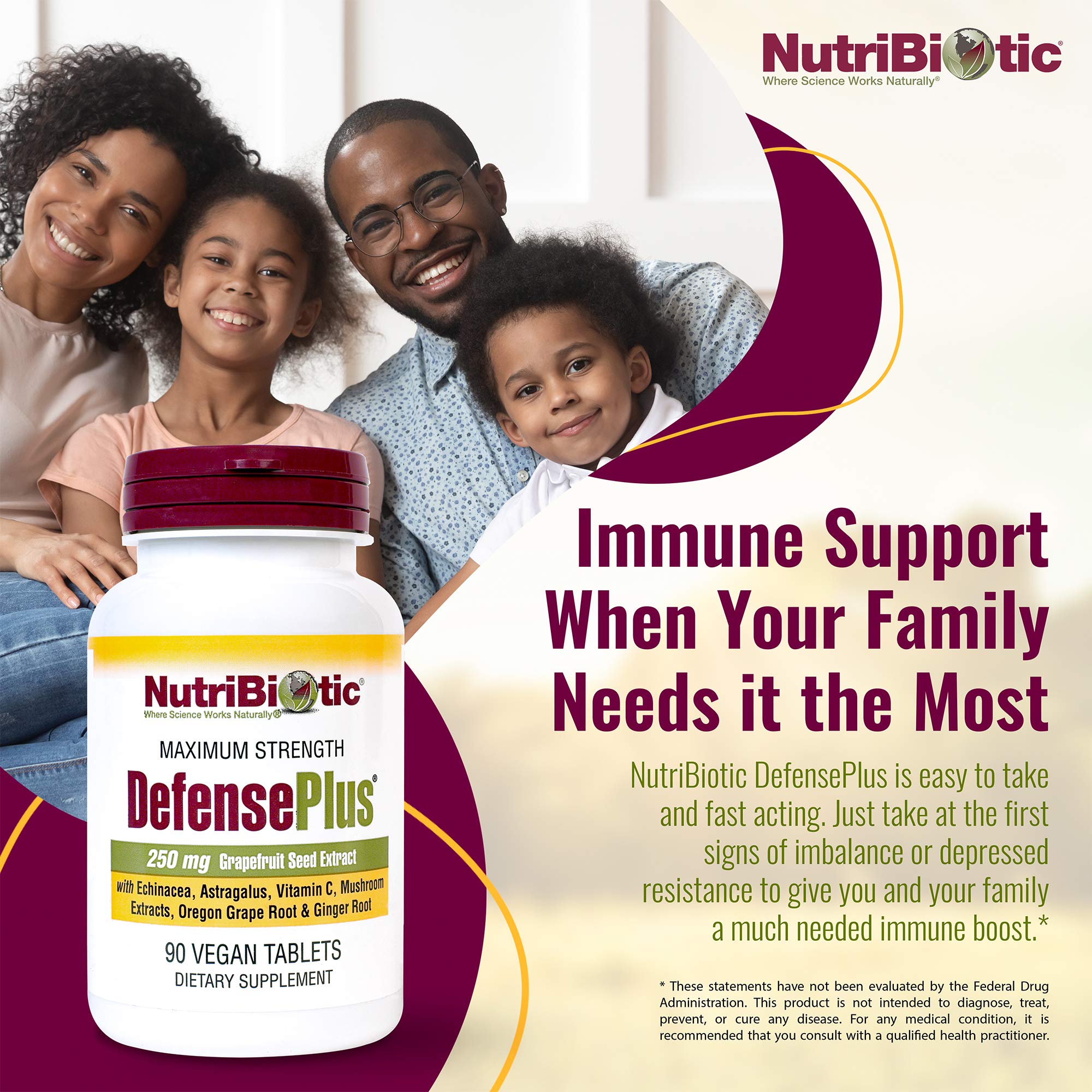 NutriBiotic etiqueta con lista de ingredientes clave visible