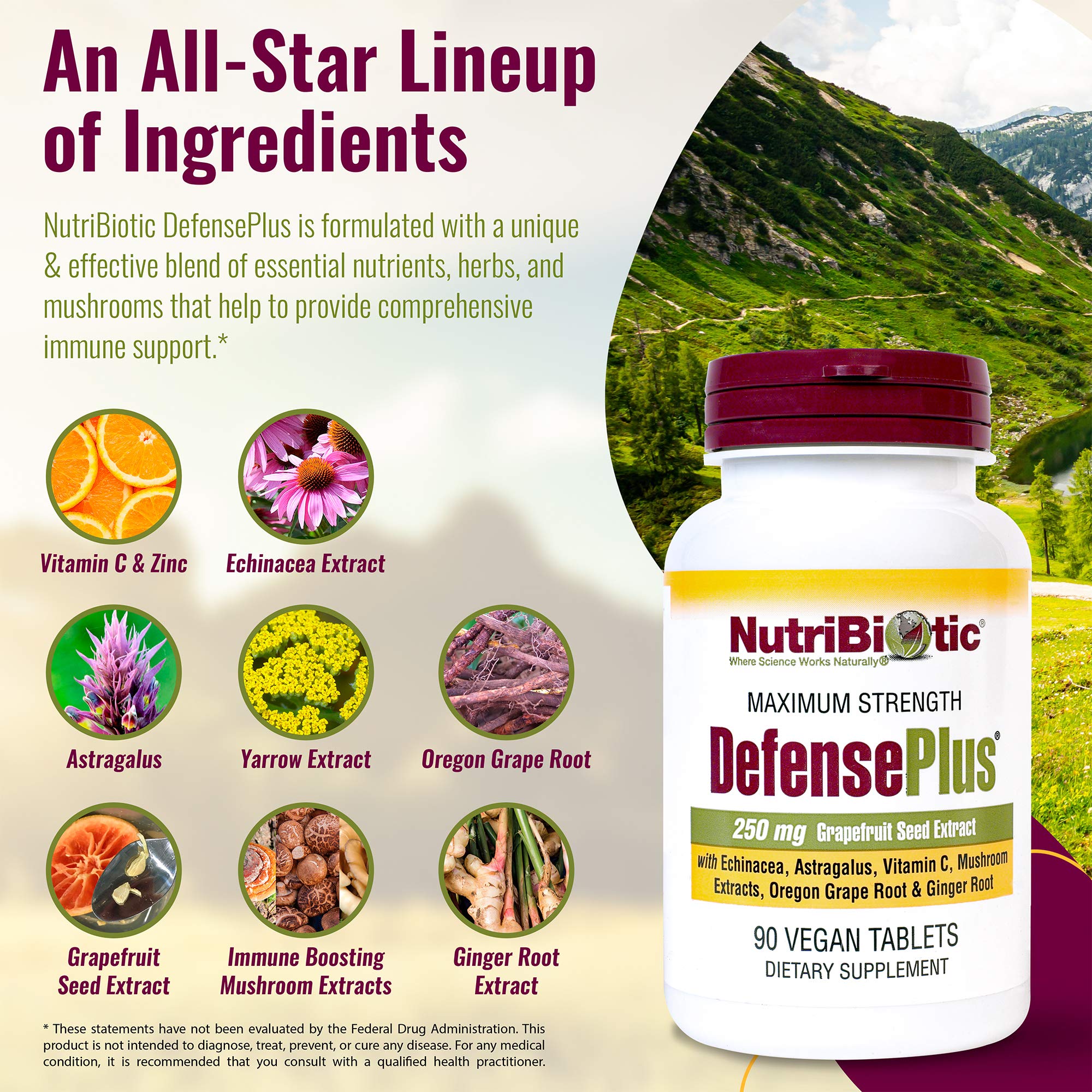 NutriBiotic textura de la tableta detalle que facilita la deglución