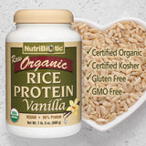 NutriBiotic batido preparado, aporta proteína vegana y digestible