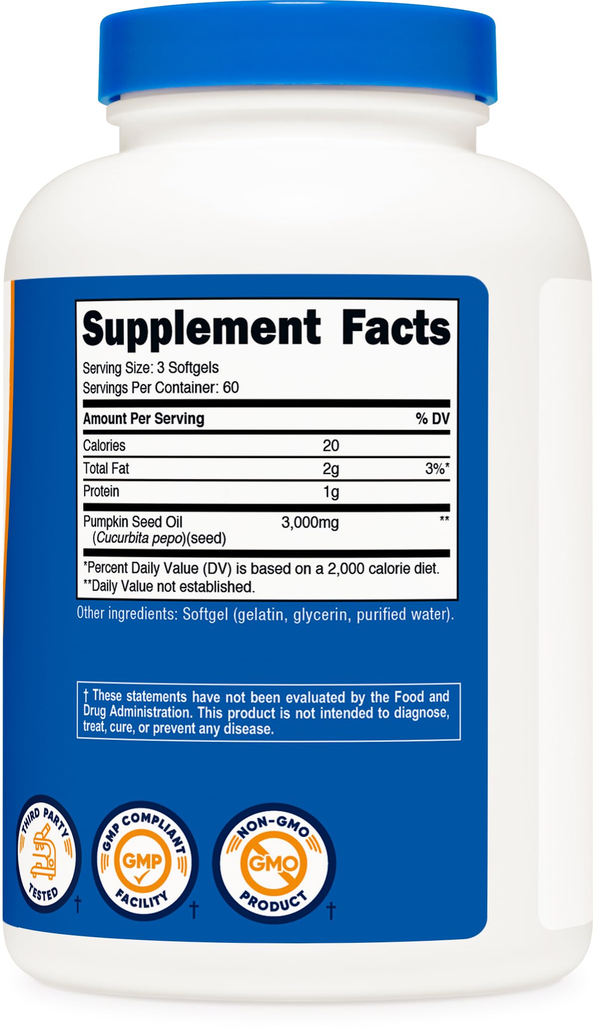 Nutricost etiqueta con información nutricional y certificaciones claras