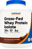 Nutricost envase frontal de aislado de suero con beneficios de proteína pura