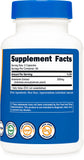 Nutricost artemisinin etiqueta con ingredientes y certificaciones, transparencia