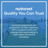 Nutricost frasco en encuadre de cocina mostrando uso cotidiano