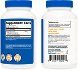 Nutricost etiqueta nutricional en primer plano con ingredientes
