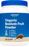 Nutricost baobab frente del envase mostrando presentación y beneficios