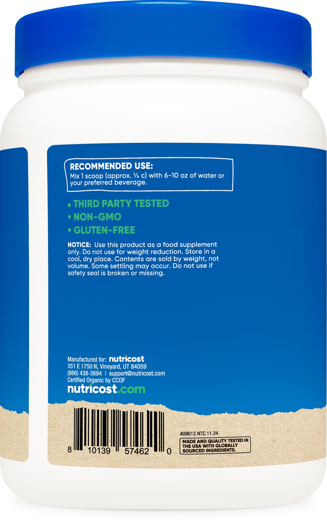 Nutricost batido de chocolate listo para beber y uso práctico
