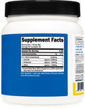 Nutricost BCAA etiqueta con información nutricional destacando 6 g de BCAA por porción