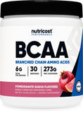 Nutricost envase frontal mostrando etiqueta y sabor pomegranate guava