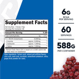 Nutricost BCAA polvo en cuchara mostrando textura fina y solubilidad