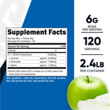 Nutricost polvo BCAA textura en primer plano para mezcla rápida y solubilidad