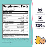 Nutricost polvo textura fina mostrando mezcla homogénea y disolución rápida