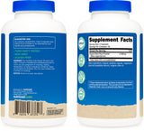 Nutricost etiqueta con certificaciones y lista de ingredientes clara y transparente